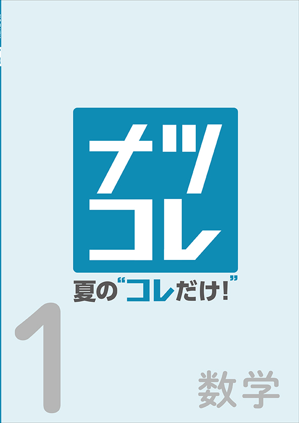 夏の“コレだけ！” 中１ 数学