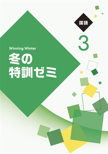 【未発刊】冬の特訓ゼミ 中３ 国語