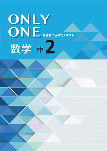 指導書 ONLY ONE 中２ 数学