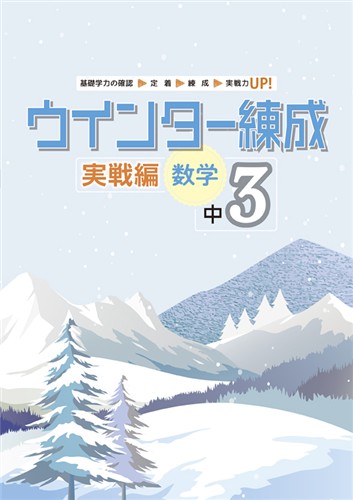 指導書 ウインター練成 実戦編 中３ 数学